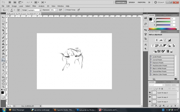 Creation of Smoke Bull: Step 8